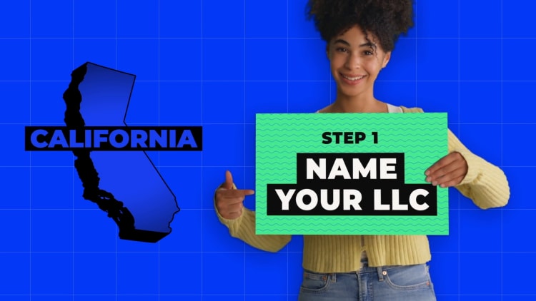 illustration of naming your business step in forming an llc in california