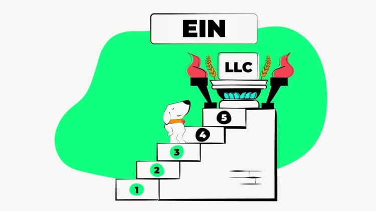 illustration of ein step in forming an llc in nj