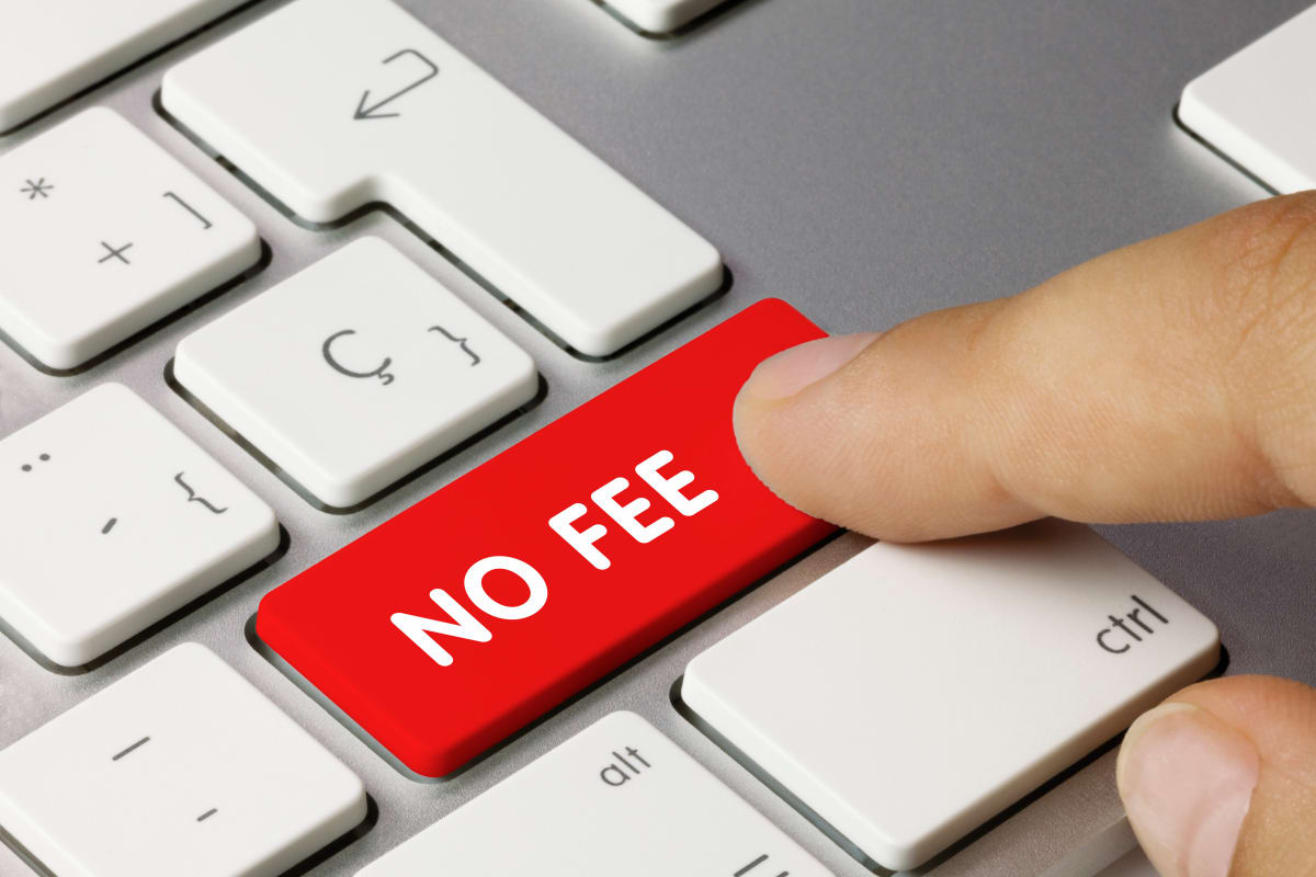 no filing fee California